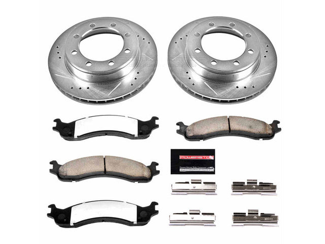 Powerstop Z36 Extreme Front Brake Kit, 1995-1999 Ford Powerstroke Powerstop Brakes