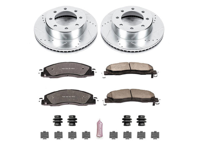 Powerstop Z36 Extreme Front Brake Kit, 2009-2018 Dodge Ram Cummins Powerstop Brakes