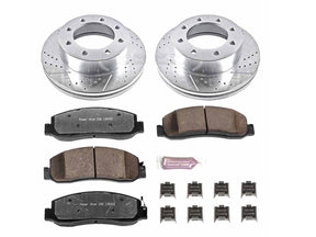 Powerstop Z36 Extreme Front Brake Kit, 2009-2011 Ford Powerstroke Powerstop Brakes