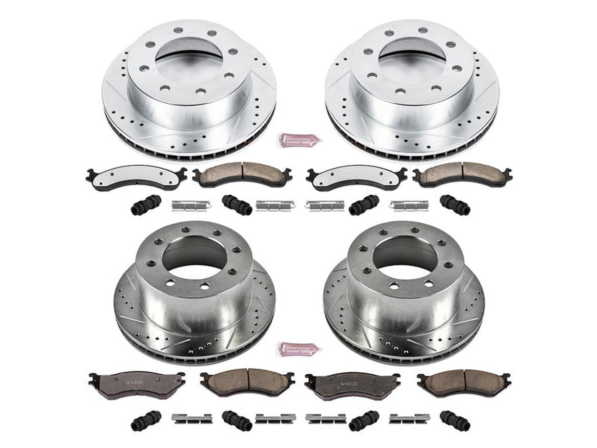 Powerstop Z36 Extreme Front and Rear Brake Kit, 2001-2002 Dodge Ram Cummins Powerstop Brakes