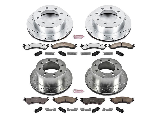 Powerstop Z36 Extreme Front and Rear Brake Kit, 2001-2002 Dodge Ram Cummins Powerstop Brakes