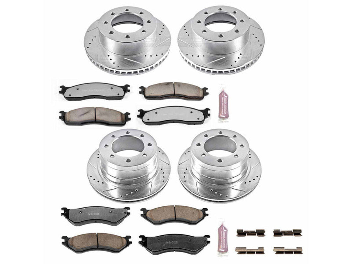 Powerstop Z36 Extreme Front and Rear Brake Kit, 2003-2008 Dodge Ram Cummins Powerstop Brakes