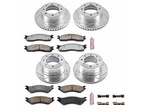 Powerstop Z36 Extreme Front and Rear Brake Kit, 2003-2008 Dodge Ram Cummins Powerstop Brakes