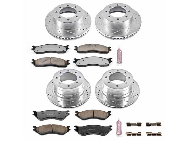 Powerstop Z36 Extreme Front and Rear Brake Kit, 2003-2008 Dodge Ram Cummins Powerstop Brakes