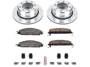 Powerstop Z36 Extreme Rear Brake Kit, 2009-2018 Dodge Ram Cummins Powerstop Brakes