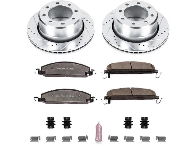 Powerstop Z36 Extreme Rear Brake Kit, 2009-2018 Dodge Ram Cummins Powerstop Brakes