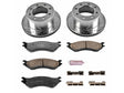 Powerstop Z36 Extreme Rear Brake Kit, 2001-2002 Dodge Ram Cummins Powerstop Brakes
