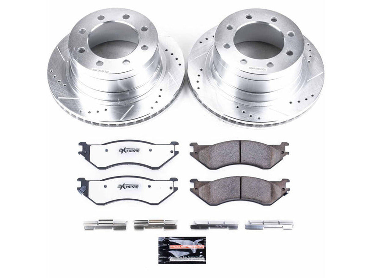 Powerstop Z36 Extreme Rear Brake Kit, 2003-2008 Dodge Ram Cummins Powerstop Brakes