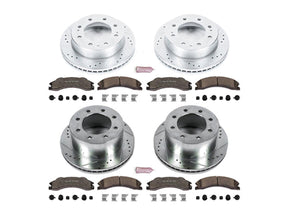 Powerstop Z36 Extreme Front and Rear Brake Kit, 2011 GM 6.6L Duramax Powerstop Brakes