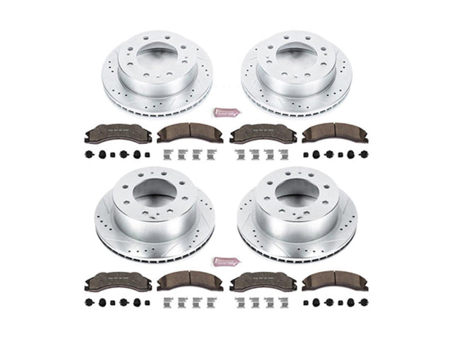 Powerstop Z36 Extreme Front and Rear Brake Kit, 2011 GM 6.6L Duramax Powerstop Brakes