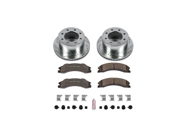 Powerstop Z36 Extreme Rear Brake Kit, 2011-2019 GM 6.6L Duramax Powerstop Brakes