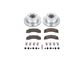 Powerstop Z36 Extreme Rear Brake Kit, 2011-2019 GM 6.6L Duramax Powerstop Brakes