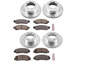 Powerstop Z36 Extreme Front and Rear Brake Kit, 2011 Ford Powerstroke Powerstop Brakes