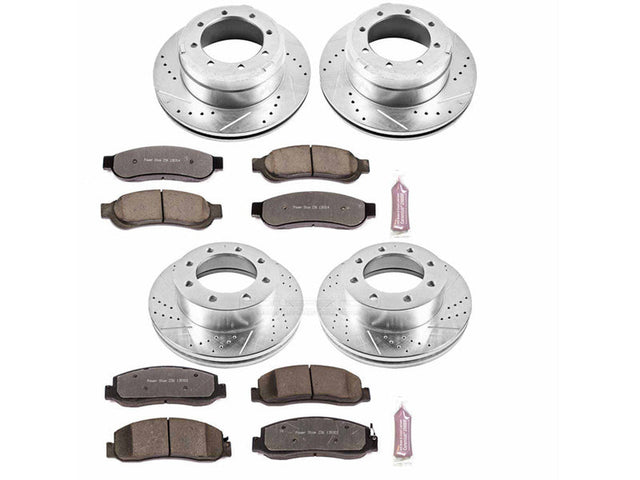 Powerstop Z36 Extreme Front and Rear Brake Kit, 2011 Ford Powerstroke Powerstop Brakes
