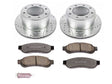 Powerstop Z36 Extreme Rear Brake Kit, 2010-2012 Ford Powerstroke Powerstop Brakes