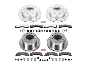 Powerstop Z36 Extreme Front and Rear Brake Kit, 2012-2019 GM 6.6L Duramax Powerstop Brakes