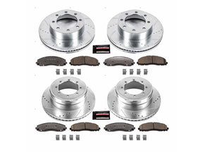 Powerstop Z36 Extreme Front and Rear Brake Kit, 2013-2020 Ford Powerstroke Powerstop Brakes