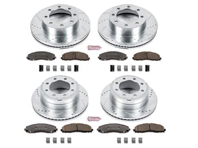 Powerstop Z36 Extreme Front and Rear Brake Kit, 2013-2020 Ford Powerstroke Powerstop Brakes