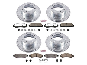 Powerstop Z36 Extreme Front and Rear Brake Kit, 2012 Ford Powerstroke Powerstop Brakes