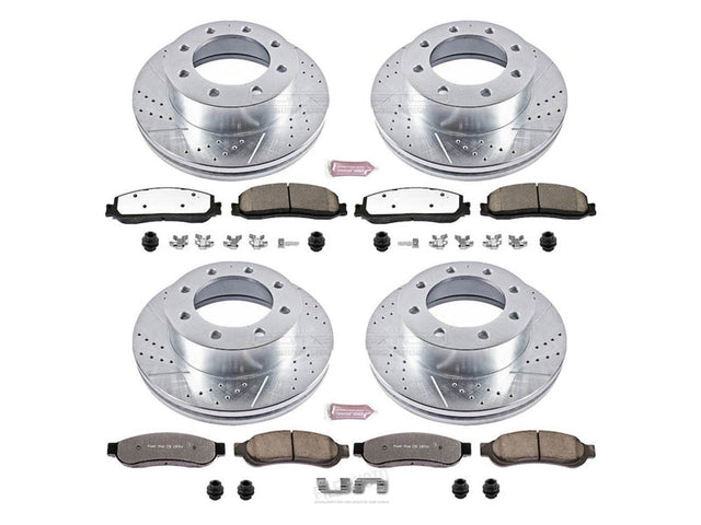 Powerstop Z36 Extreme Front and Rear Brake Kit, 2012 Ford Powerstroke Powerstop Brakes