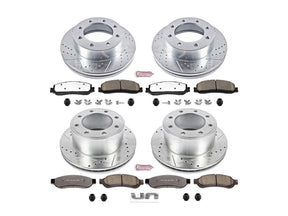 Powerstop Z36 Extreme Front and Rear Brake Kit, 2012 Ford Powerstroke Powerstop Brakes