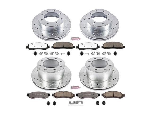Powerstop Z36 Extreme Front and Rear Brake Kit, 2012 Ford Powerstroke Powerstop Brakes