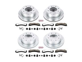 Powerstop Z36 Extreme Front and Rear Brake Kit, 2015-2019 GM 6.6L Duramax Powerstop Brakes