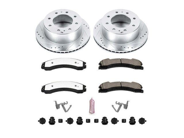Powerstop Z36 Extreme Rear Brake Kit, 2015-2019 GM 6.6L Duramax Powerstop Brakes