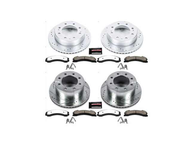 (NLA use K6992-36) Powerstop Z36 Extreme Front and Rear Brake Kit, 2016-2019 GM 6.6L Duramax Powerstop Brakes