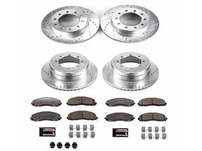 Powerstop Z36 Extreme Front and Rear Brake Kit, 2016 Ford Powerstroke Powerstop Brakes