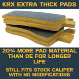 Kawasaki KRX/KRX4 1000 2020-2026 Ceramic Brake Pad Set Traild