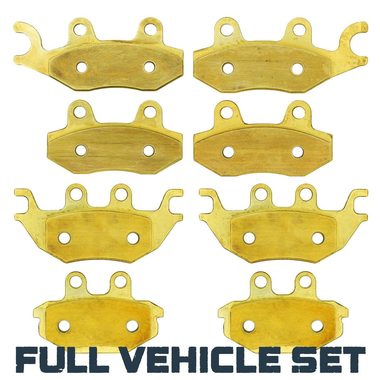 Kawasaki Mule Pro DX/DTX/FX/FXT/FXR/MX 2015-2027 Brass Brake Pad Set Traild