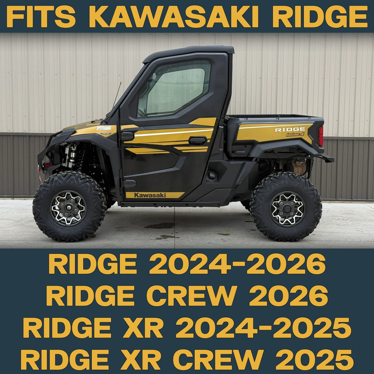Kawasaki Ridge/Ridge Crew KWF 1000 2024-2026 Ceramic Brake Pad Set Traild