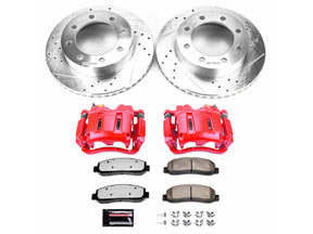Powerstop Z36 Extreme Front Brake Kit with Calipers, 2005-2010 Ford Powerstroke Powerstop Brakes