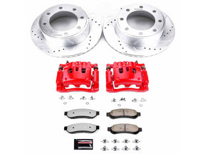 Powerstop Z36 Extreme Rear Brake Kit with Calipers, 2007-2010 Ford Powerstroke Powerstop Brakes