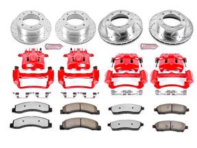 Powerstop Z36 Extreme Front and Rear Brake Kit with Calipers, 1999 Ford Powerstroke Powerstop Brakes