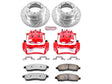Powerstop Z36 Extreme Rear Brake Kit with Calipers, 2000-2004 Ford Powerstroke Powerstop Brakes
