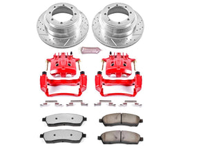 Powerstop Z36 Extreme Rear Brake Kit with Calipers, 2000-2004 Ford Powerstroke Powerstop Brakes