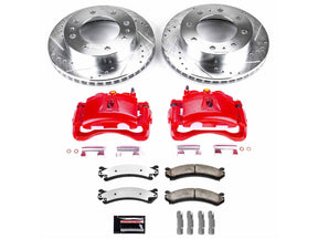 Powerstop Z36 Extreme Front Brake Kit with Calipers, 2001-2010 GM 6.6L Duramax, 3500 DRW Powerstop Brakes