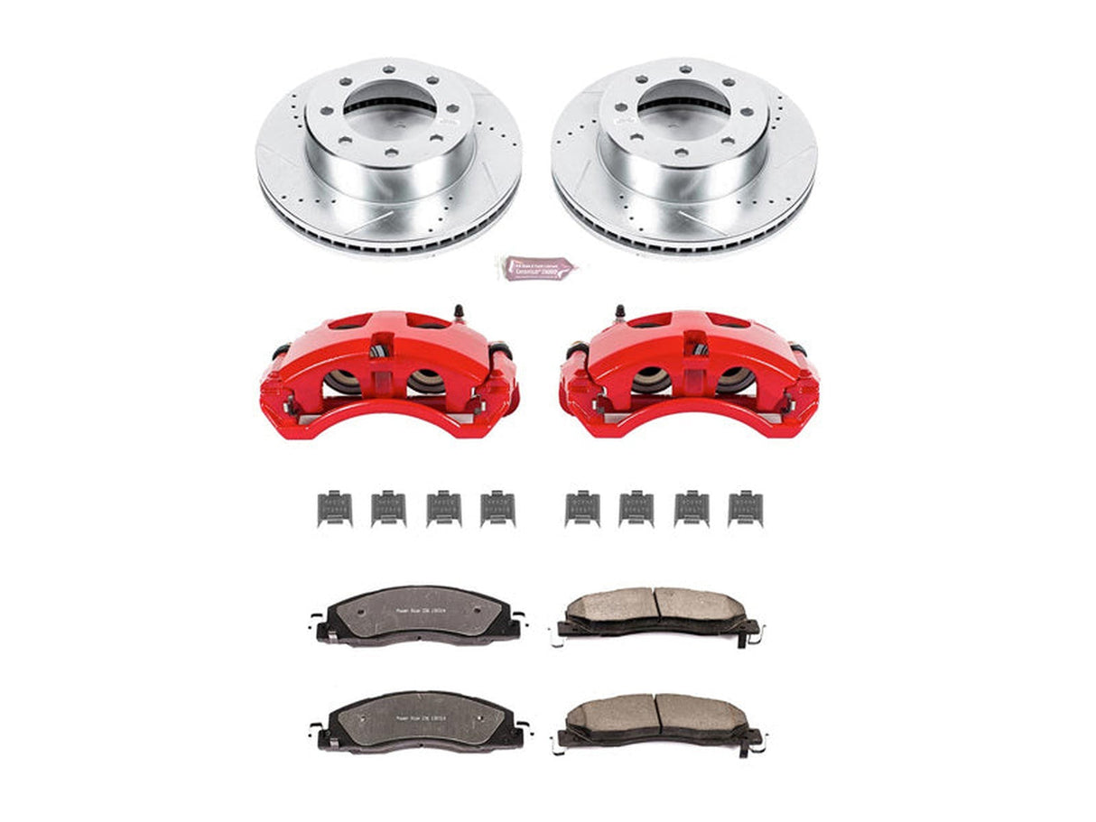 Powerstop Z36 Extreme Front Brake Kit with Calipers, 2009-2018 Dodge Ram Cummins Powerstop Brakes