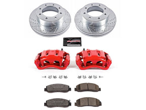 Powerstop Z36 Extreme Front Brake Kit with Calipers, 2011 Ford Powerstroke Powerstop Brakes