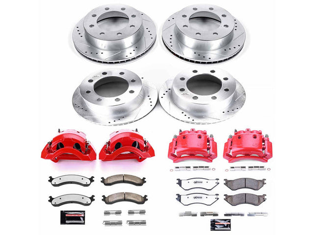 Powerstop Z36 Extreme Front and Rear Brake Kit with Calipers, 2001-2002 Dodge Ram Cummins Powerstop Brakes