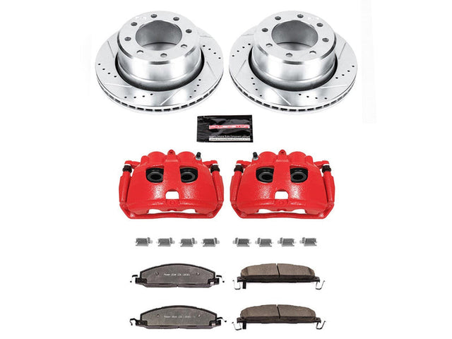 Powerstop Z36 Extreme Rear Brake Kit with Calipers, 2009-2018 Dodge Ram Cummins Powerstop Brakes