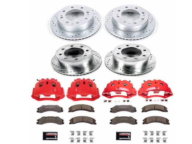 Powerstop Z36 Extreme Front and Rear Brake Kit, 2011 GM 6.6L Duramax Powerstop Brakes