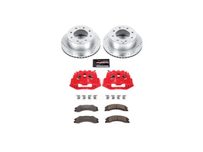 Powerstop Z36 Extreme Rear Brake Kit with Calipers, 2011-2019 GM 6.6L Duramax Powerstop Brakes