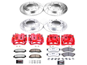 Powerstop Z36 Extreme Front and Rear Brake Kit with Calipers, 2010 Ford Powerstroke Powerstop Brakes