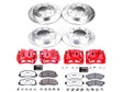 Powerstop Z36 Extreme Front and Rear Brake Kit with Calipers, 2010-2011 Ford Powerstroke Powerstop Brakes