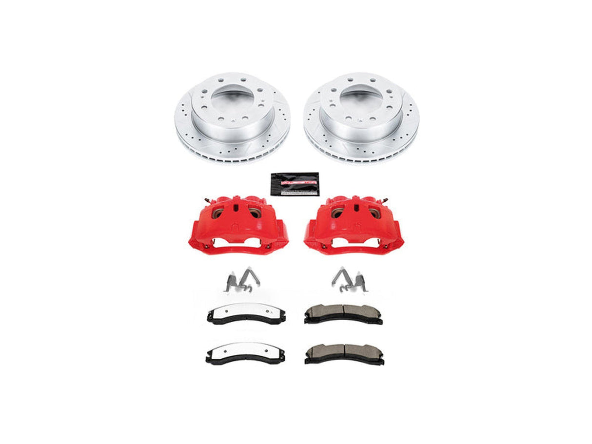 Powerstop Z36 Extreme Front Brake Kit with Calipers, 2012-2019 GM 6.6L Duramax Powerstop Brakes