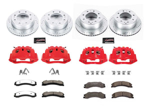 Powerstop Z36 Extreme Front and Rear Brake Kit, 2012-2019 GM 6.6L Duramax Powerstop Brakes