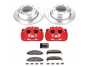 Powerstop Z36 Extreme Rear Brake Kit with Calipers, 2013-2018 Dodge Ram Cummins Powerstop Brakes